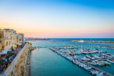 Visuale sul porto di Otranto