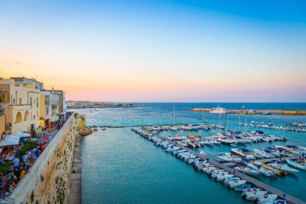 Visuale sul porto di Otranto